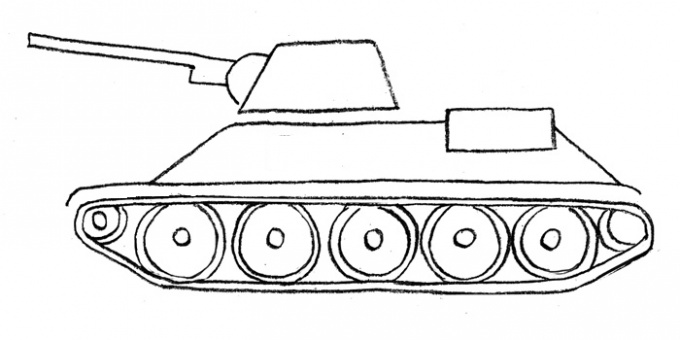 How to draw a tank