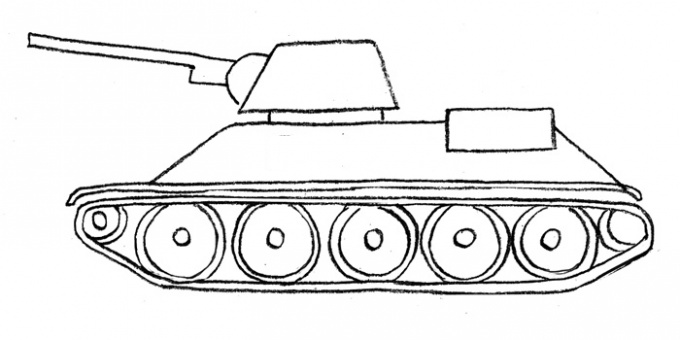 How to draw a tank