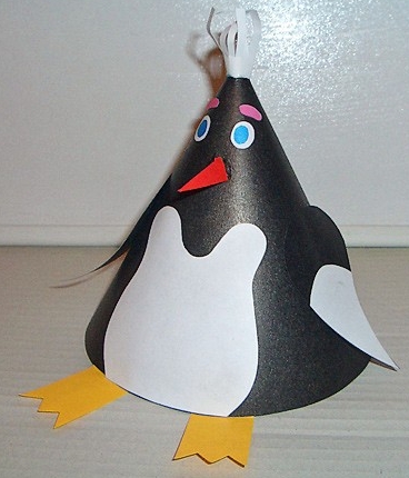Пингвин из бумаги своими руками