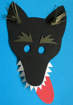 How to make a wolf mask