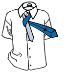 Как завязать узкий галстук