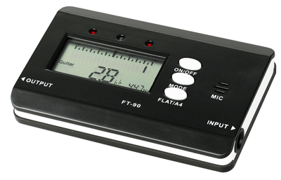 The appearance of a guitar tuner