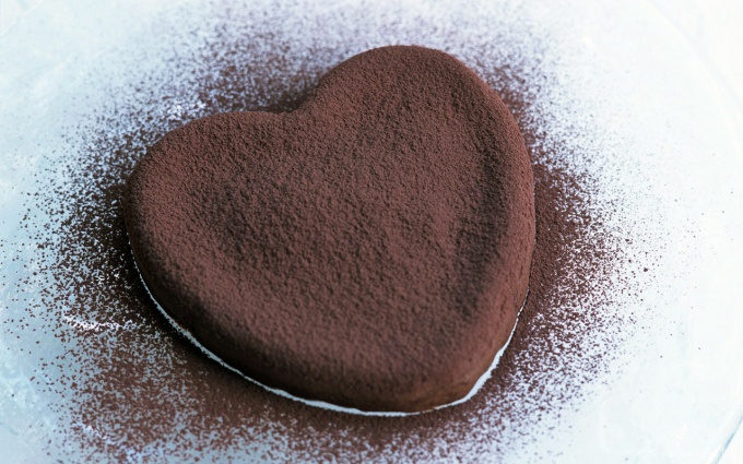шоколадное сердце