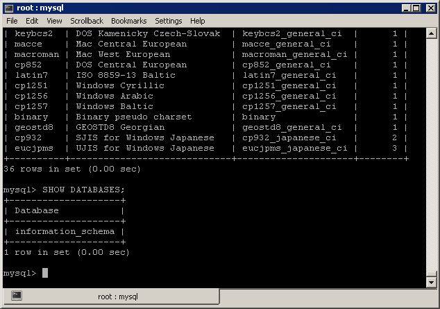 How to create a mysql <strong>database</strong> data