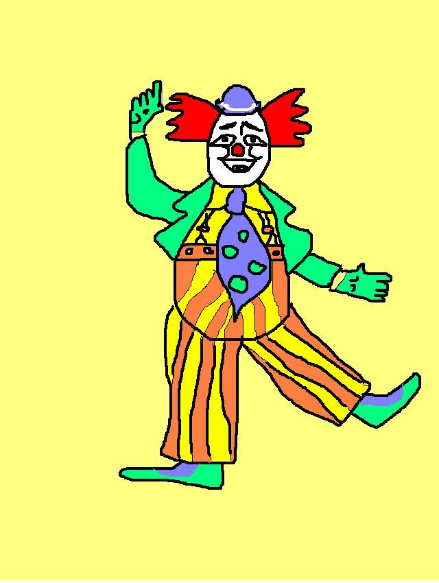 Как нарисовать клоуна