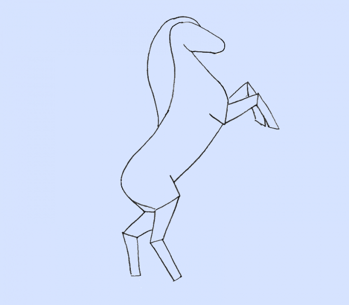 Как нарисовать <strong>лошадь</strong>