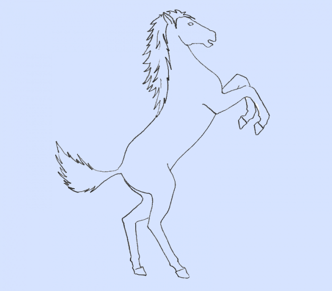 Как нарисовать <strong>лошадь</strong>