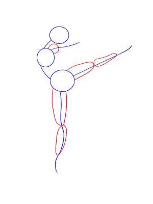 How to draw a ballerina