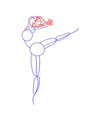 How to draw a ballerina
