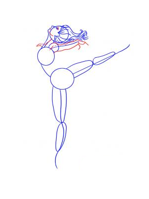 How to draw a ballerina