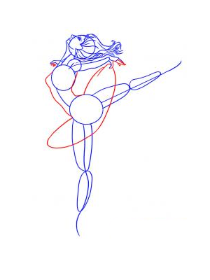 How to draw a ballerina