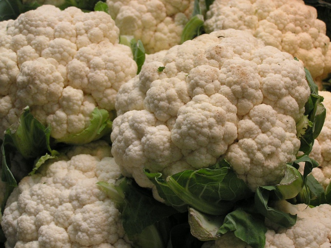 How to cook the batter on to the cauliflower