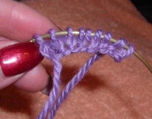 How to knit knitting flowers