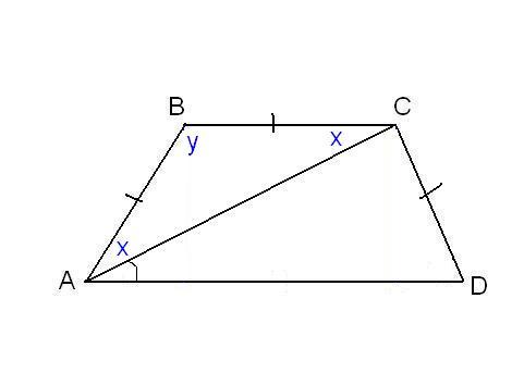 How to find the angle <b>trapeze</b>