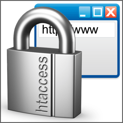 HTACCESS: How to put a password on the website