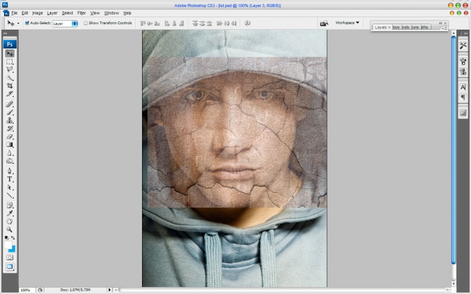 Как применять текстуру в фотошопе
