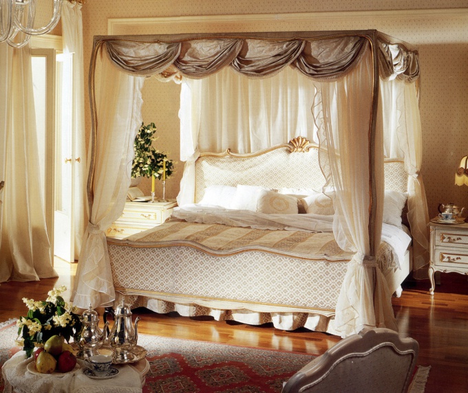 Кровать с балдахином для барби своими руками