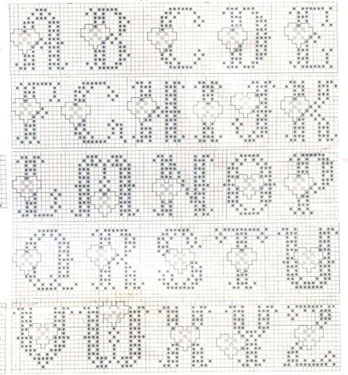 How to embroider lettering