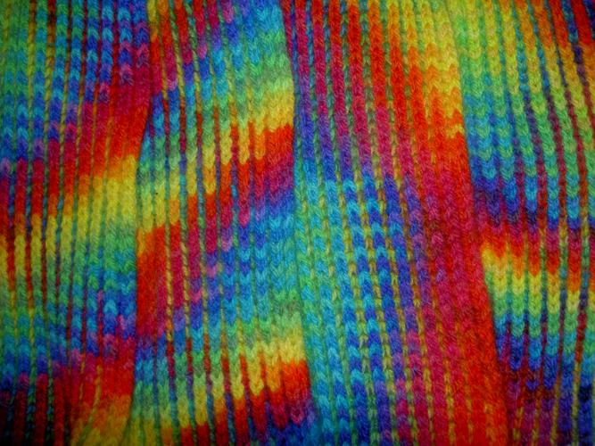 How to knit a blanket on the needles