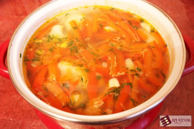 How to cook soup without meat