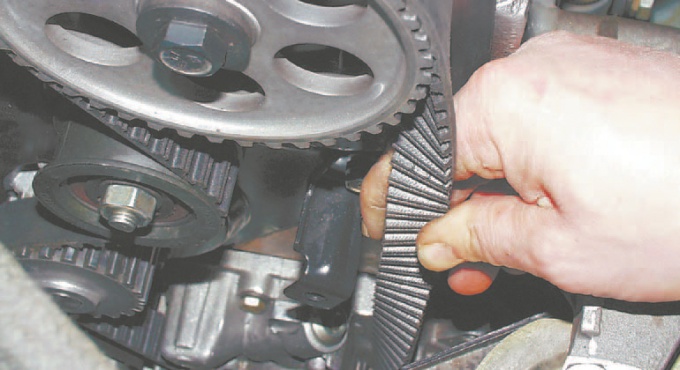 The process of replacing the timing belt for VAZ 2109