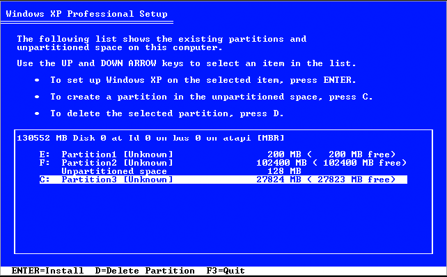 How to restore xp without <strong>loss</strong>