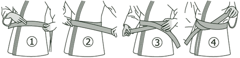 How to tie a belt for <b>Sambo</b>