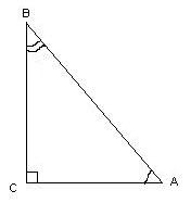 How to calculate angle in triangle