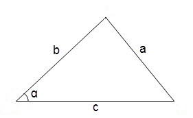 How to calculate angle in triangle