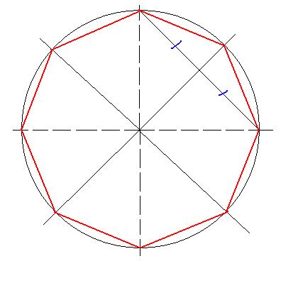 How to construct a regular octagon