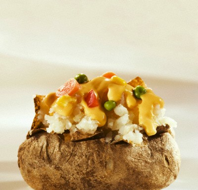 Baked potatoes with toppings was a hit network "Little potato"