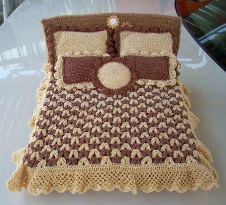 And this is the second option - knitted <b>bed</b>