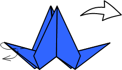 Как сделать <b>птичку</b> из <strong>оригами</strong>