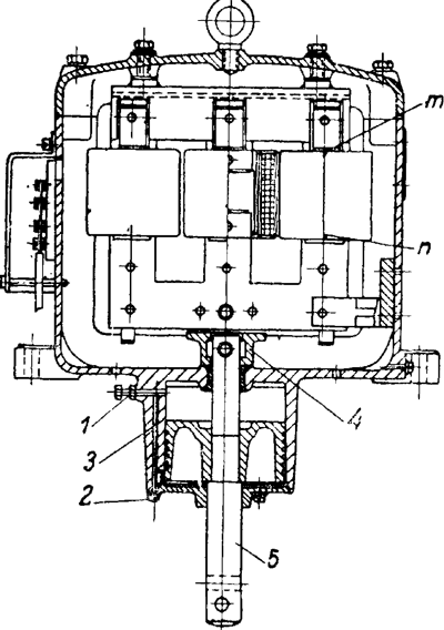 Here is the schematic arrangement of a powerful electromagnet.