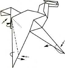 Как сделать <b>лошадь</b> оригами
