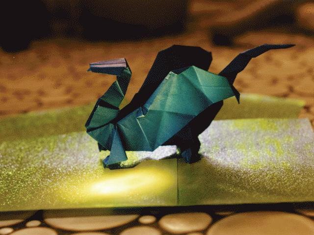 Как делать дракона оригами