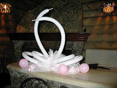 Как сделать лебедя из шаров