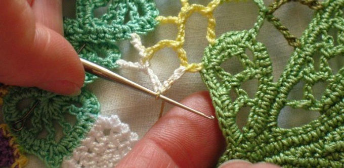 crochet irregular grid