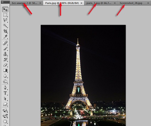 How to make multiple pictures into one in Photoshop