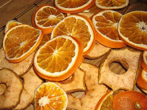 Как засушить апельсин
