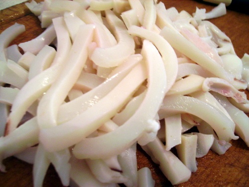How to cook squid fillet