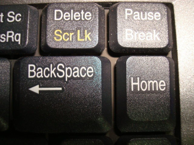 Клавиша Backspace на клавиатуре
