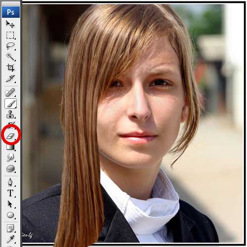 How to lengthen the hair in <b>photoshop</b>