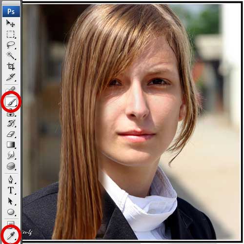 How to lengthen the hair in <b>photoshop</b>