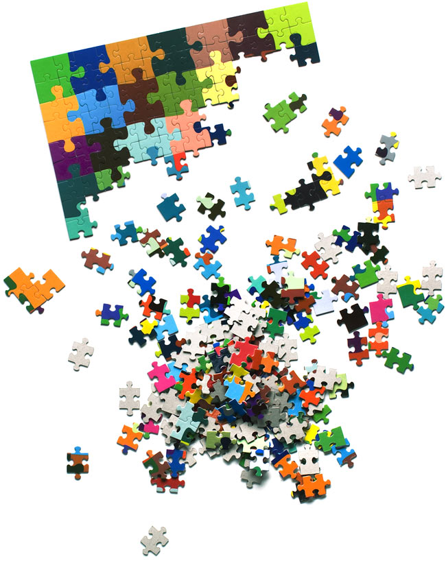 How to glue jigsaw puzzles