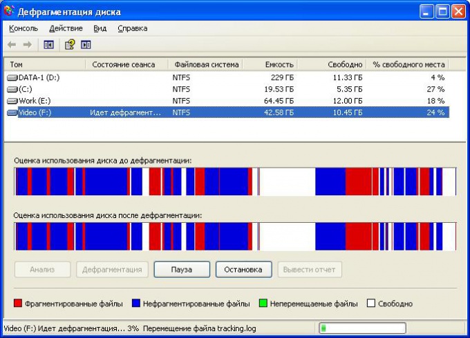 How to start <strong>defragmentation</strong>