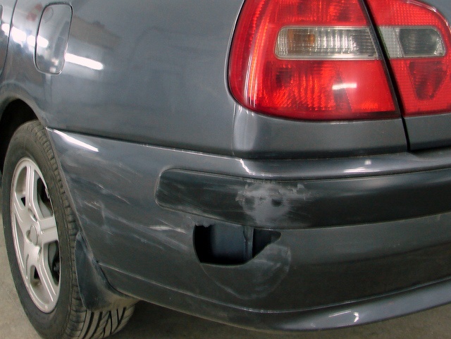How to remove a scratch on the bumper