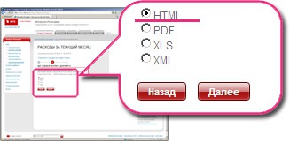 The format of the delivered report “HTML”