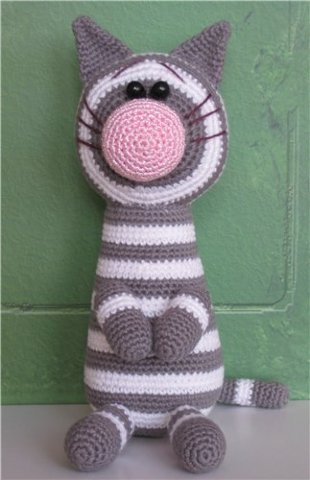 How to knit cat crochet
