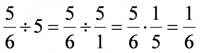 How to divide a fraction by an integer